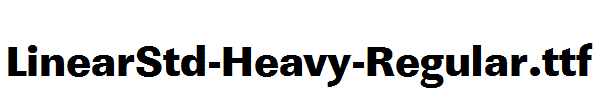LinearStd-Heavy-Regular.ttf