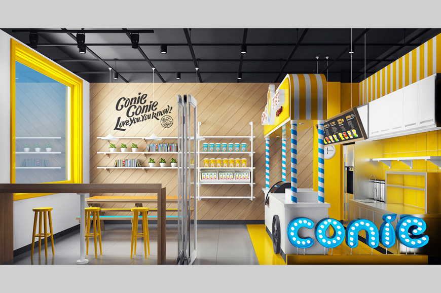 可你可你水果玉米新作视觉形象设计字体设计赏析