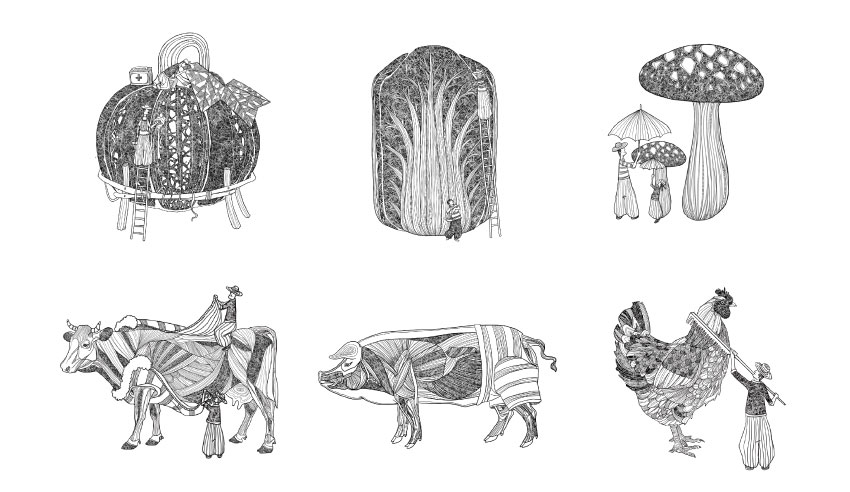 Taste Nature/食良自然食材品牌设计字体设计赏析