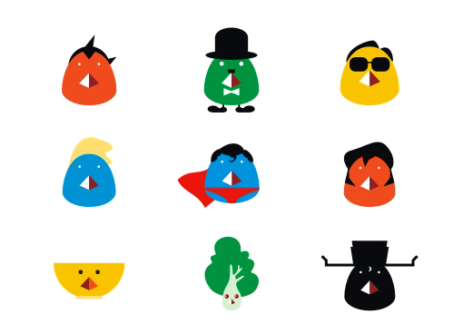 嘀嘀咕咕趣味麻辣烫字体设计赏析