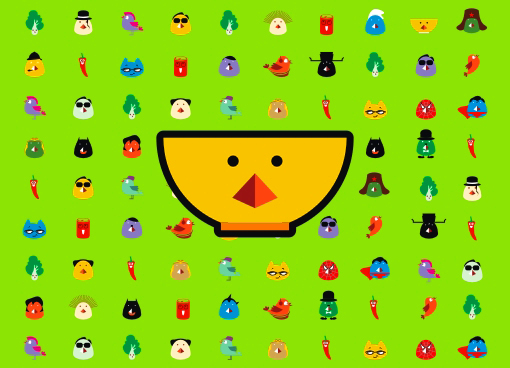 嘀嘀咕咕趣味麻辣烫字体设计赏析