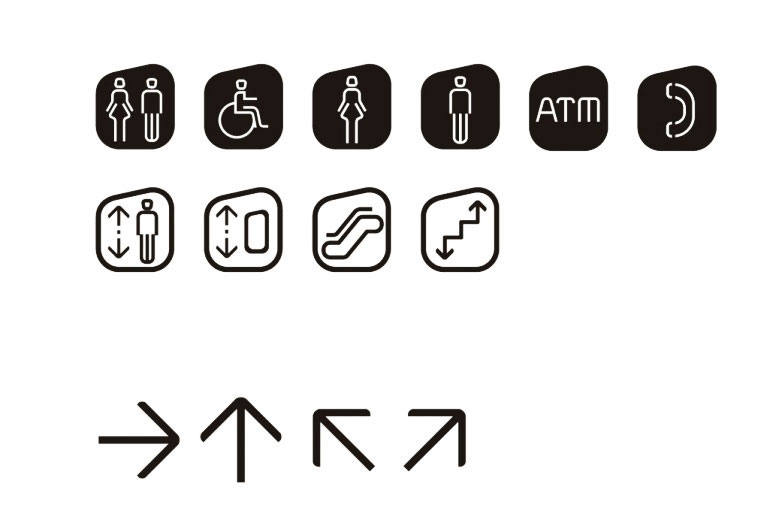 SOHO光华路二期Logo和导视设计字体设计赏析