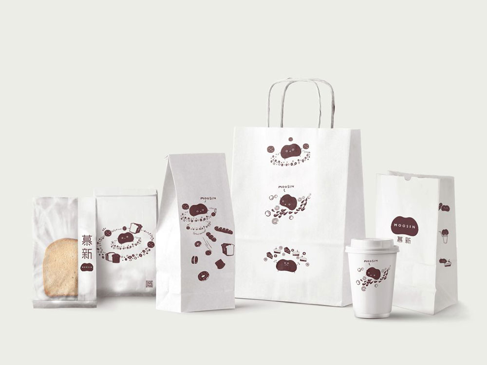 慕新烘焙茶饮字体设计赏析