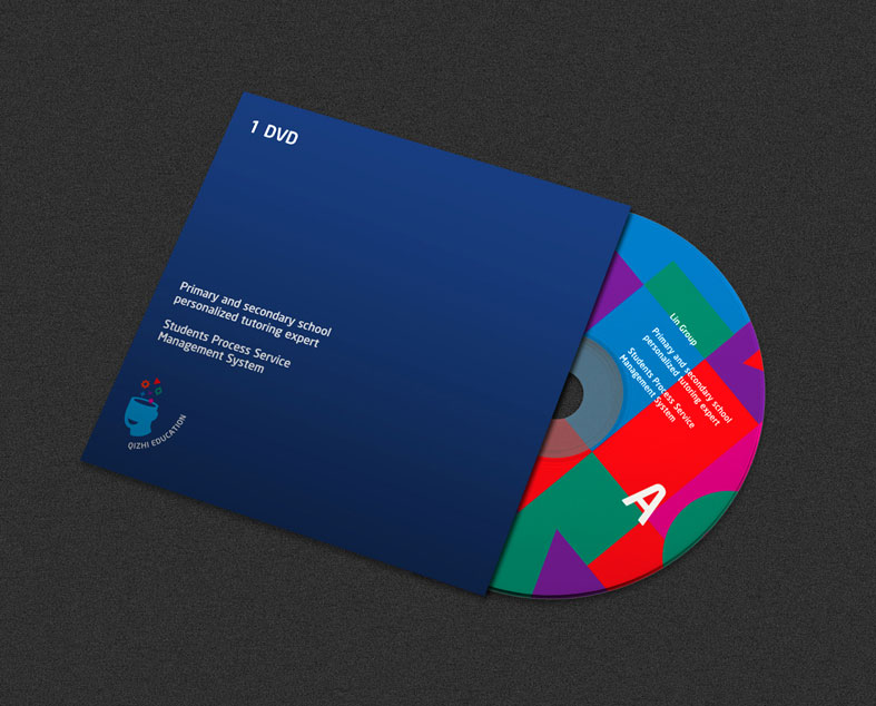 启智教育品牌设计字体设计赏析