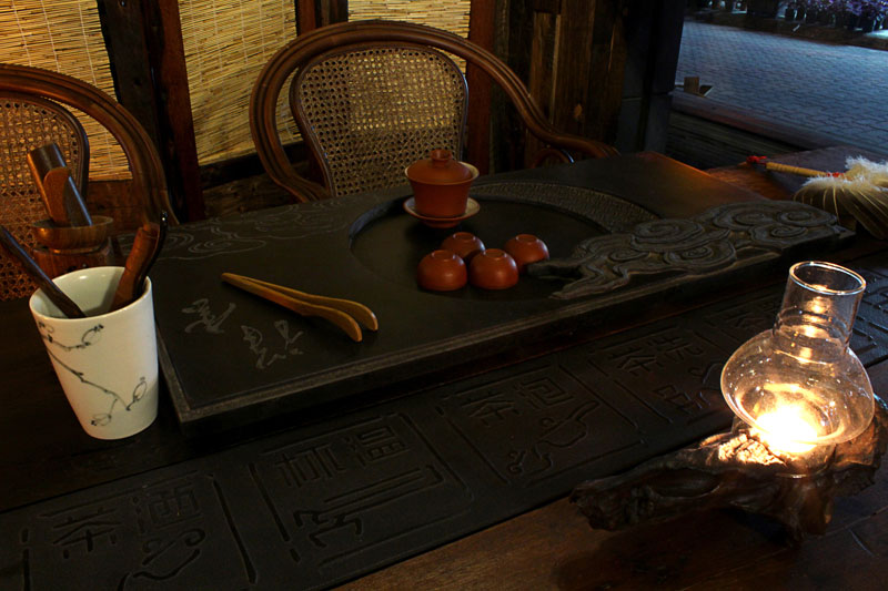 心林茶舍字体设计赏析