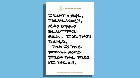 特朗普「幼稚体」上线