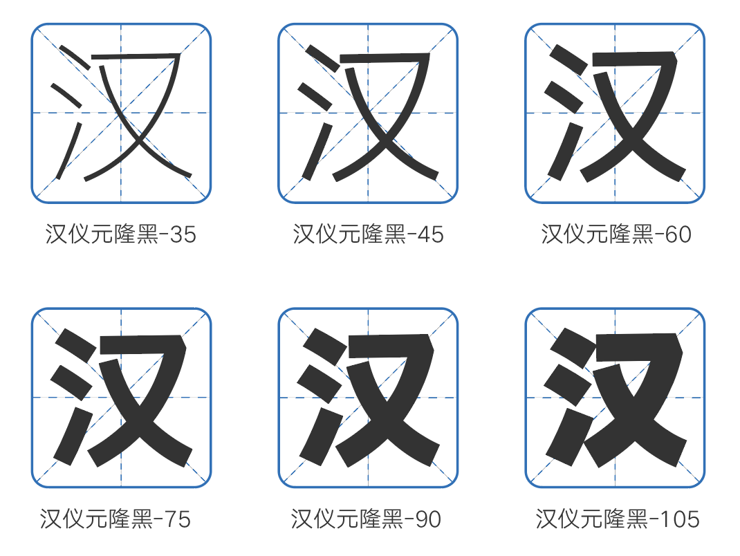 汉仪元隆黑家族