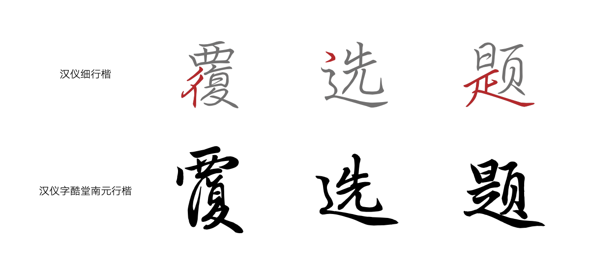 汉仪字酷堂南元行楷 W 汉仪字酷堂南元行楷 W