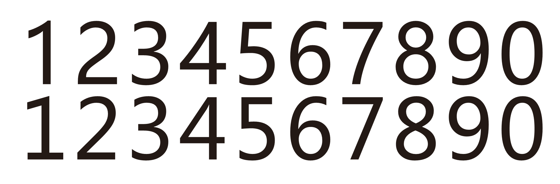 微软雅黑的win10和win7版本不同