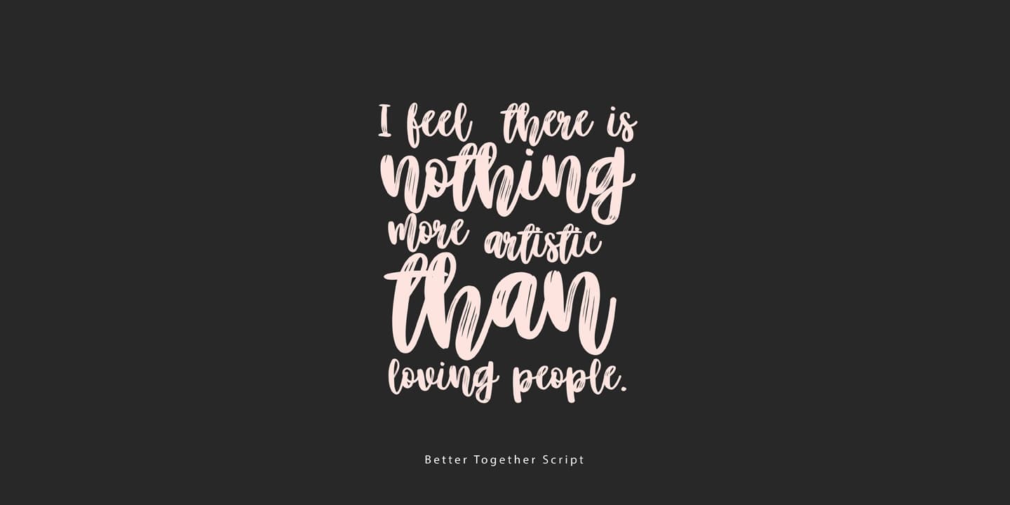 170款手写风格英文字体打包下载