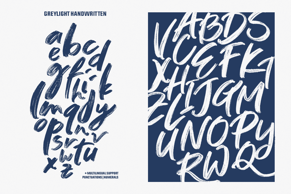 170款手写风格英文字体打包下载