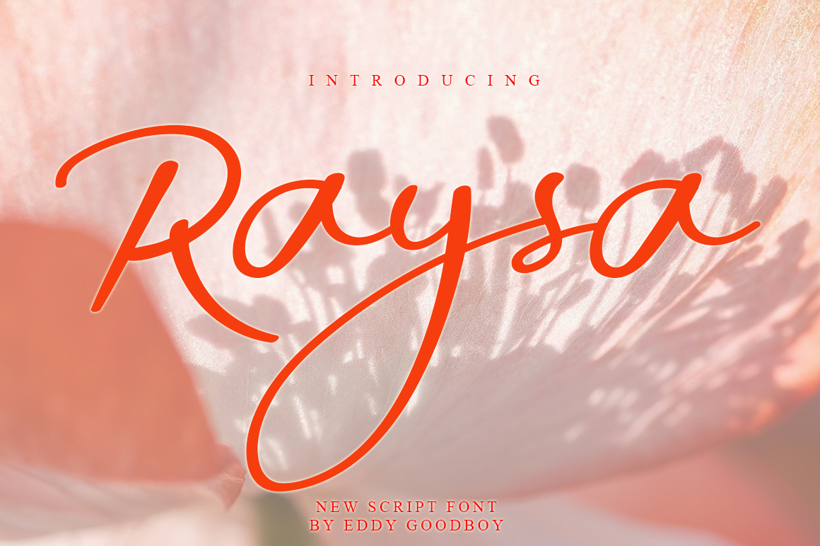 Raysa 字体下载