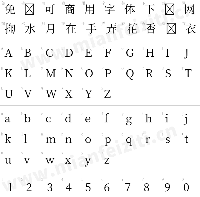 思源宋体_行高修正版_SourceHanSerifTW-Regular