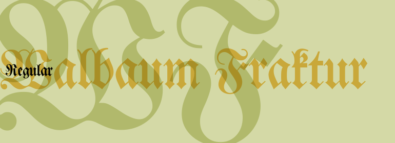 Walbaum Fraktur