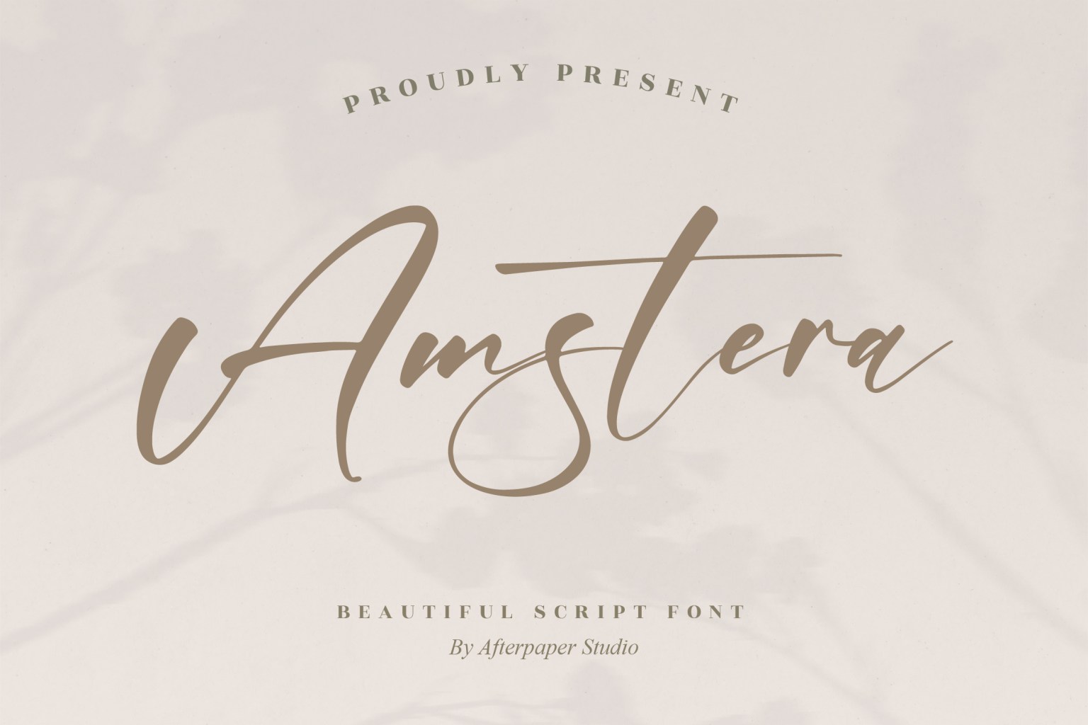 Amstera 字体下载