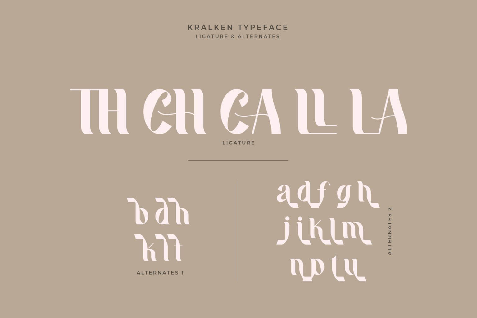 Kralken 字体下载
