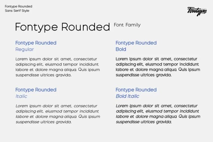 字体下载ype Rounded 字体下载