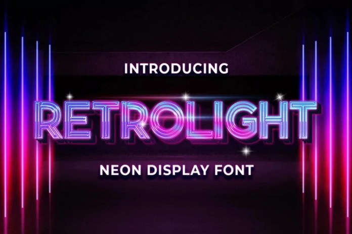 Retrolight 字体下载
