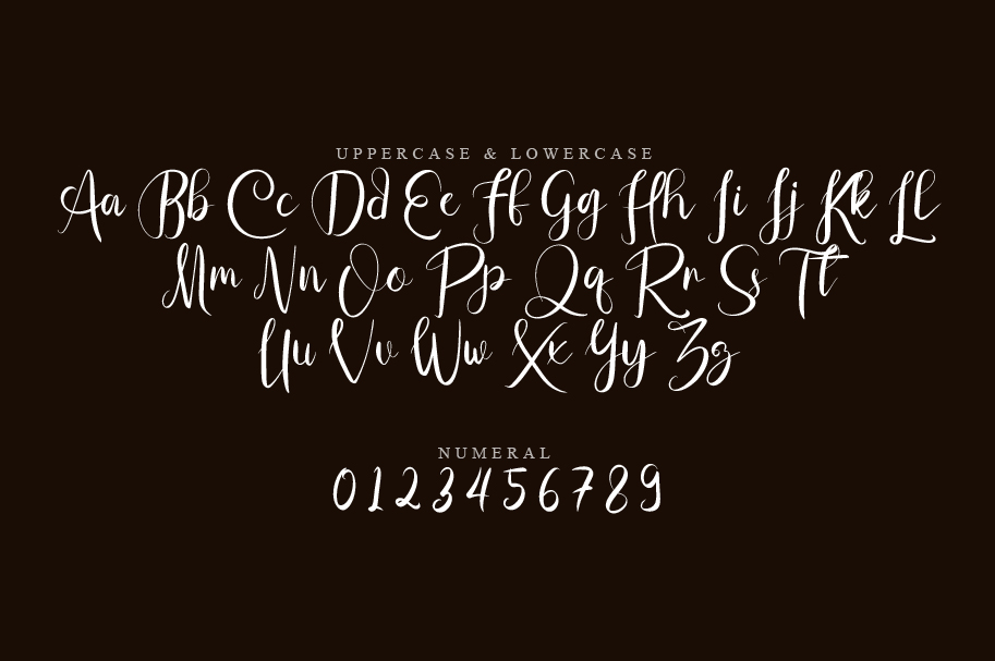 传统古式书法英文字体Antique Font下载