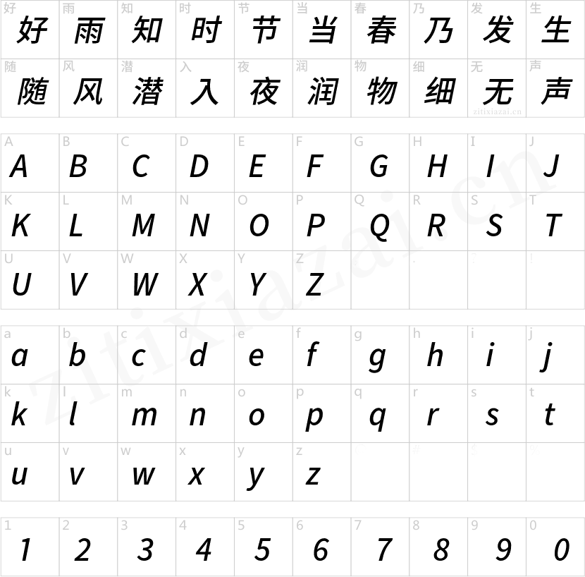 昭源黑体-MediumIt