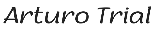Arturo Trial.ttf字体下载