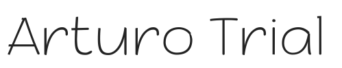 Arturo Trial.ttf字体下载