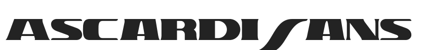 Ascardi Sans.otf字体下载