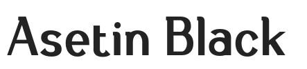 Asetin Black.otf字体下载