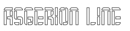 Asgerion Line.otf字体下载