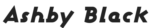 Ashby Black.ttf字体下载