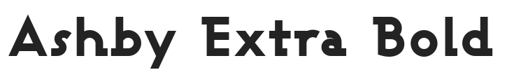 Ashby Extra Bold.ttf字体下载