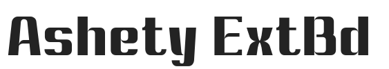 Ashety ExtBd.otf字体下载