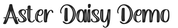 Aster Daisy Demo.ttf字体下载