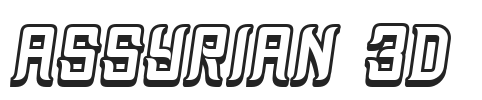 Assyrian 3D.ttf字体下载