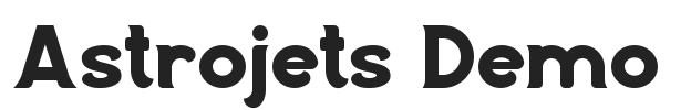 Astrojets Demo.ttf字体下载