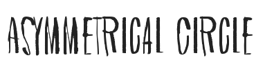 Asymmetrical Circle.ttf字体下载