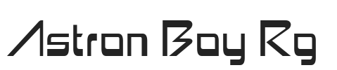 Astron Boy Rg.ttf字体下载