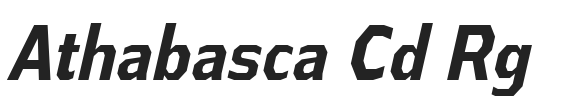 Athabasca Cd Rg.ttf字体下载