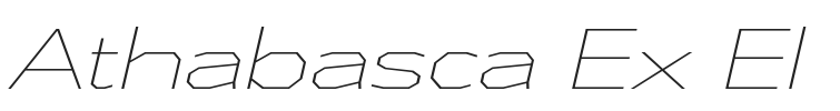 Athabasca Ex El.ttf字体下载