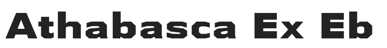 Athabasca Ex Eb.ttf字体下载