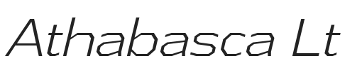 Athabasca Lt.ttf字体下载