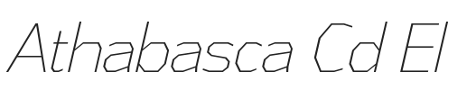 Athabasca Cd El.ttf字体下载
