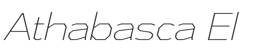 Athabasca El.ttf字体下载
