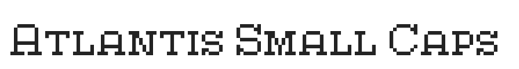 Atlantis Small Caps.otf字体下载