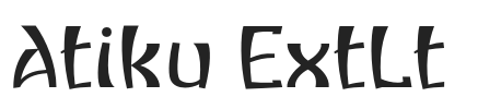 Atiku ExtLt.otf字体下载