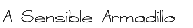 A Sensible Armadillo .ttf字体下载