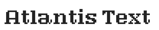 Atlantis Text.otf字体下载
