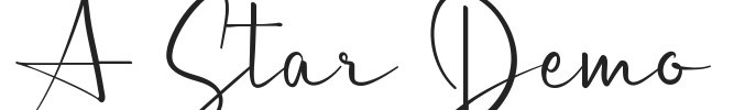 A Star Demo.ttf字体下载