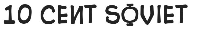 10 Cent Soviet.ttf字体下载