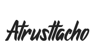 Atrusttacho.otf字体下载